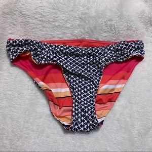 Tommy Bahama Reversible dot stripes bikini bottoms